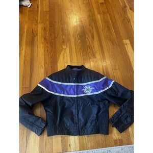 Vintage Biker Design Daytona Beach Bike Week Jacket 2004 Womens‎ S Purple Black